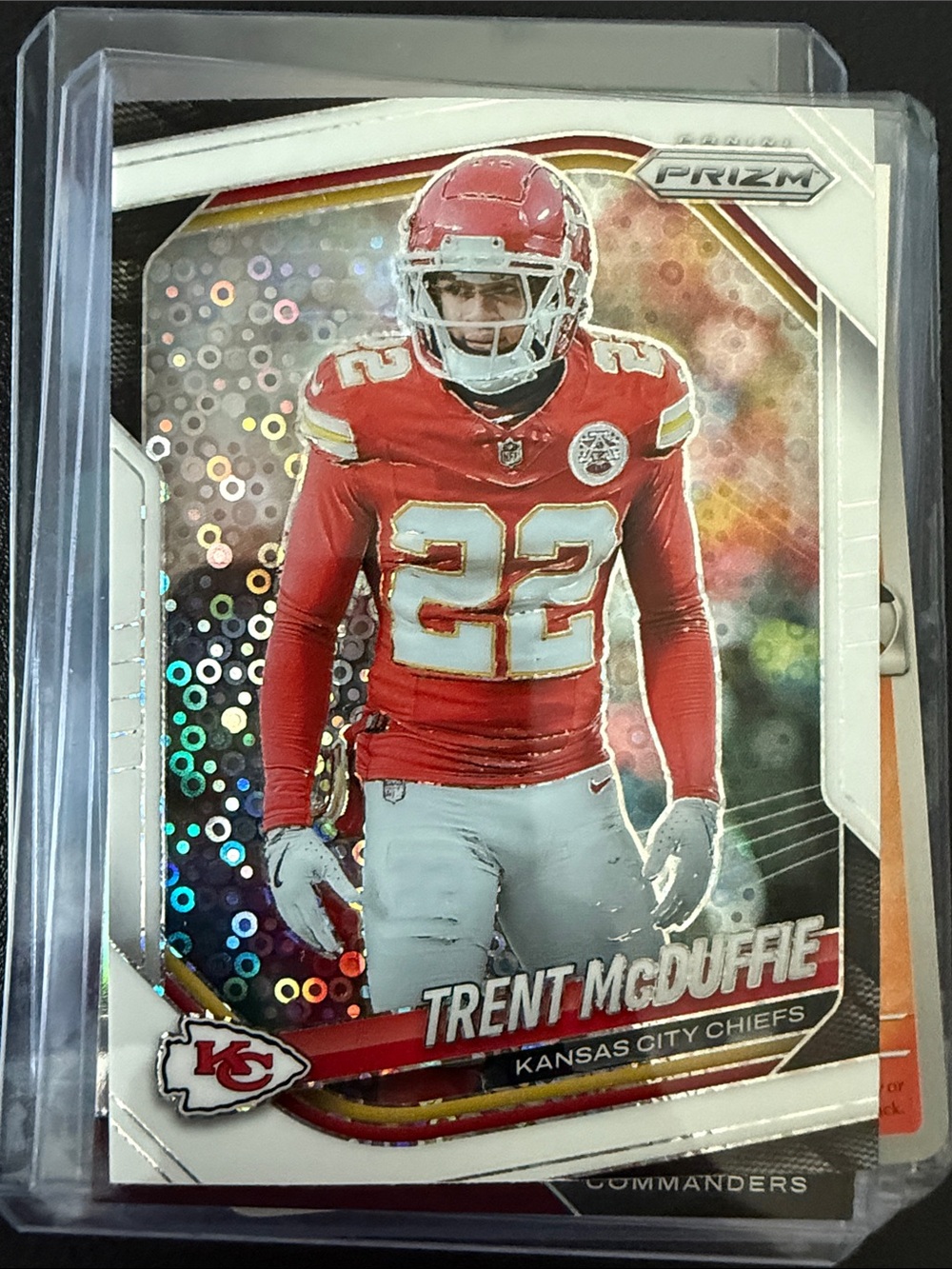 Trent McDuffie Kansas City Chiefs Football Card - Red Prizm